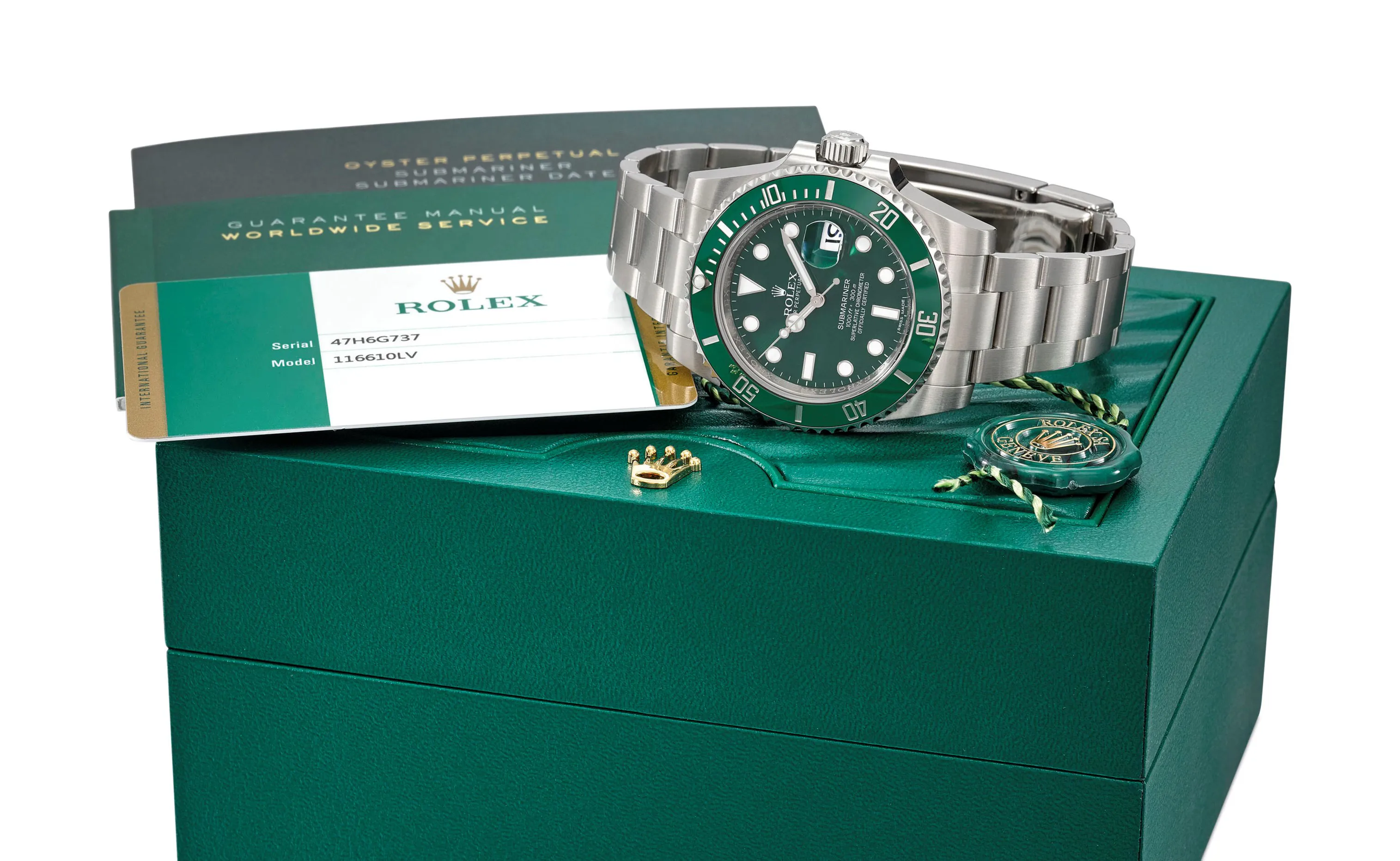 Rolex Submariner 116610LV 40mm Stainless steel Green