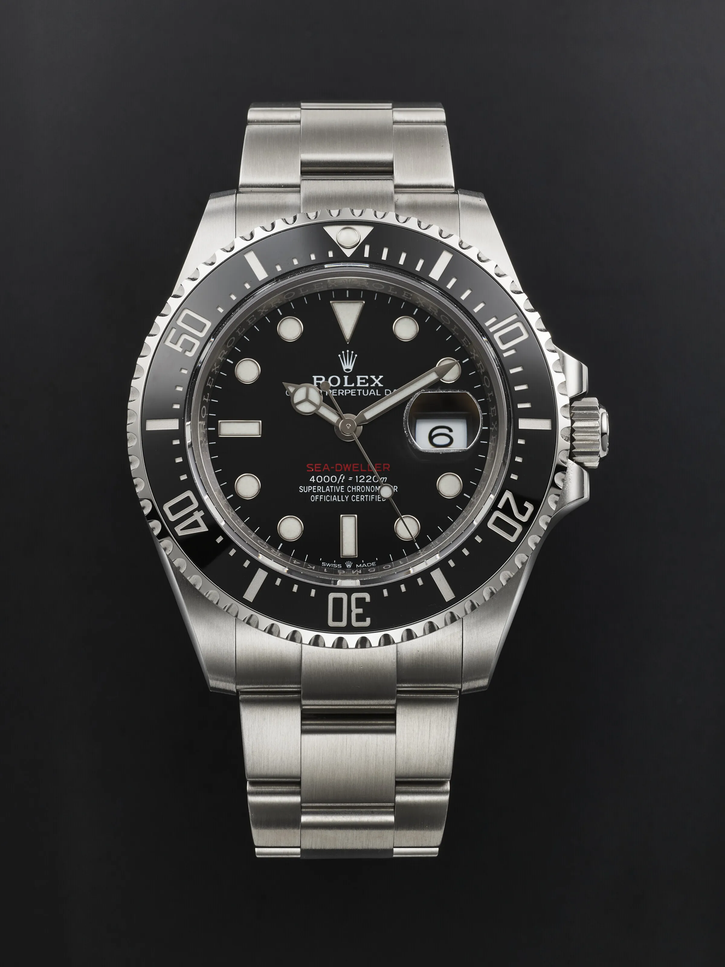 Rolex Sea-Dweller 126600 43mm Stainless steel Black