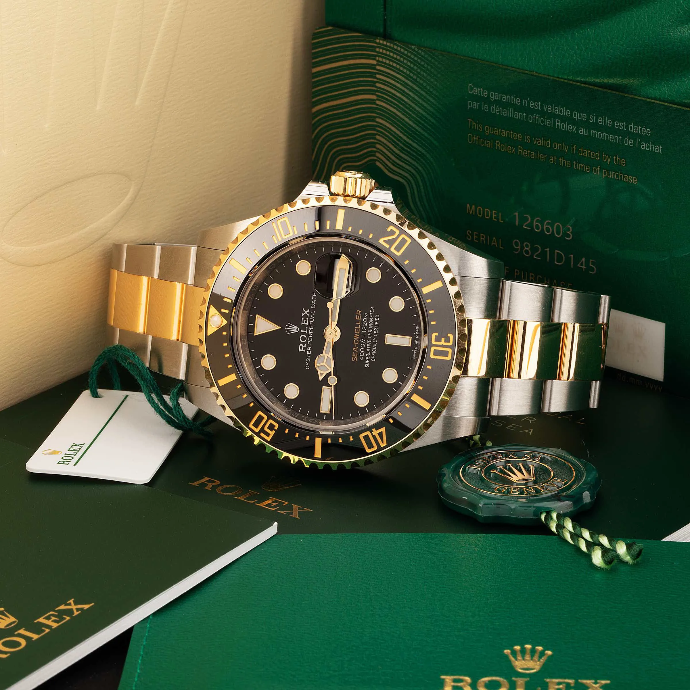 Rolex Sea-Dweller 126603 43mm Stainless steel Black 6