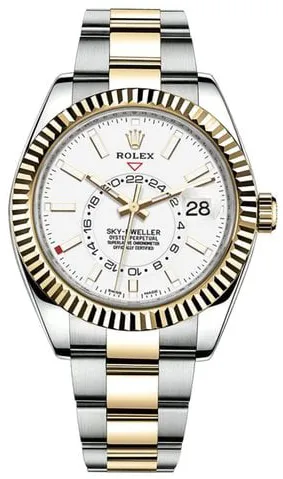 Rolex Sky-Dweller 326933 42mm Gold/steel White