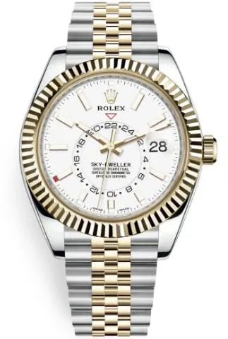 Rolex Sky-Dweller 326933 42mm Gold/steel White
