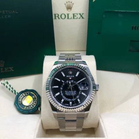 Rolex Sky-Dweller 326934 42mm Steel Black