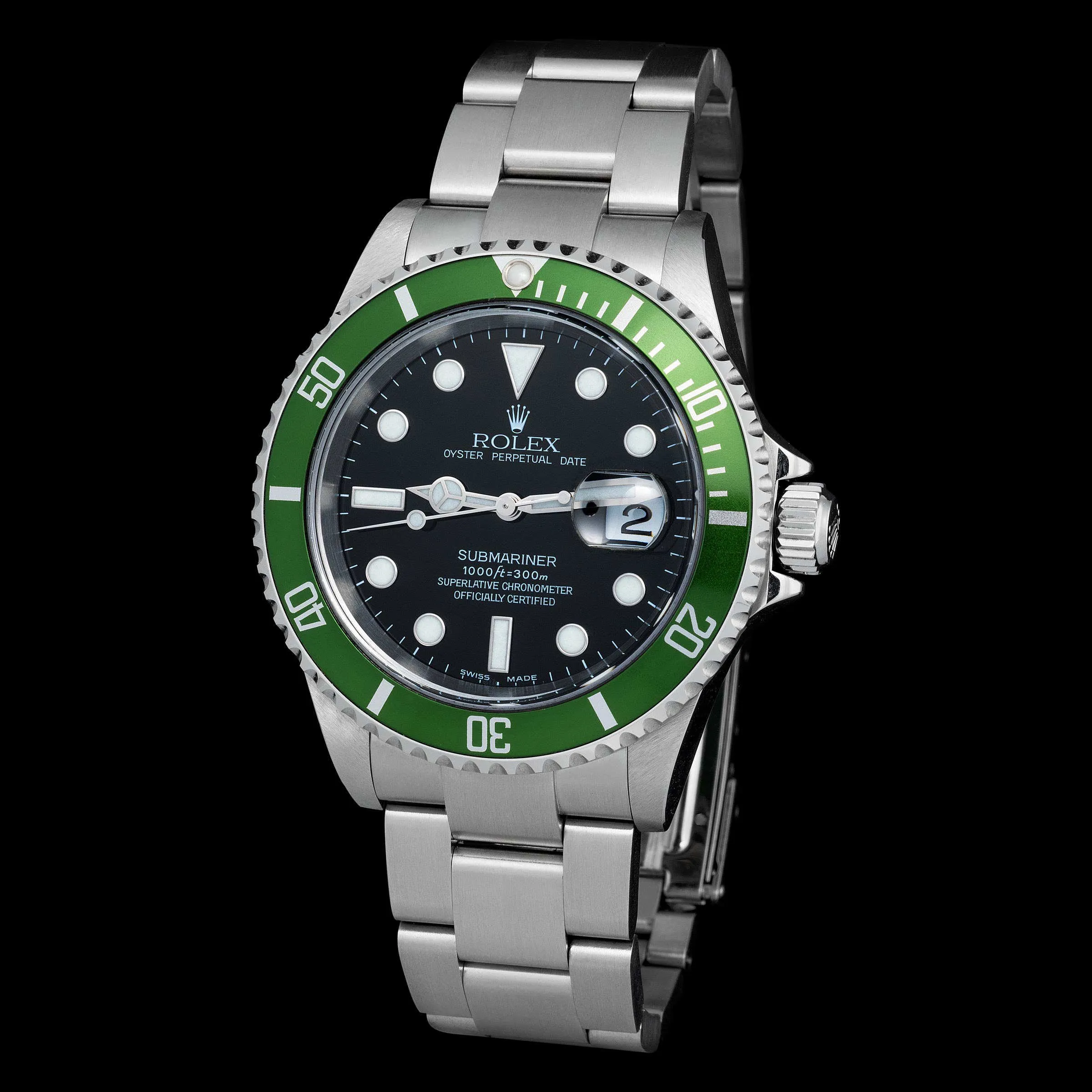 Rolex Submariner 16610LV 40mm Stainless steel Black