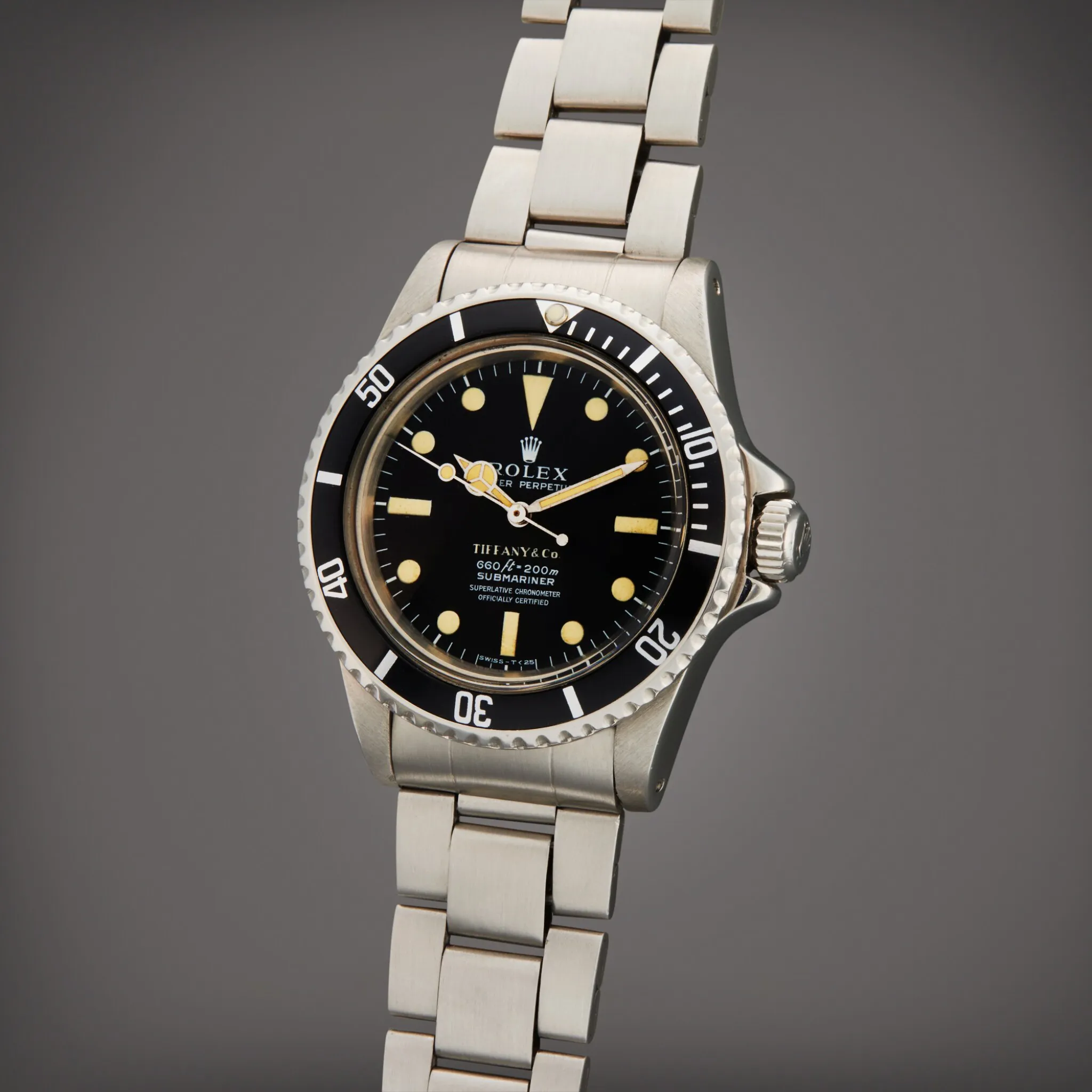 Rolex Submariner 5512 40mm Stainless steel Black