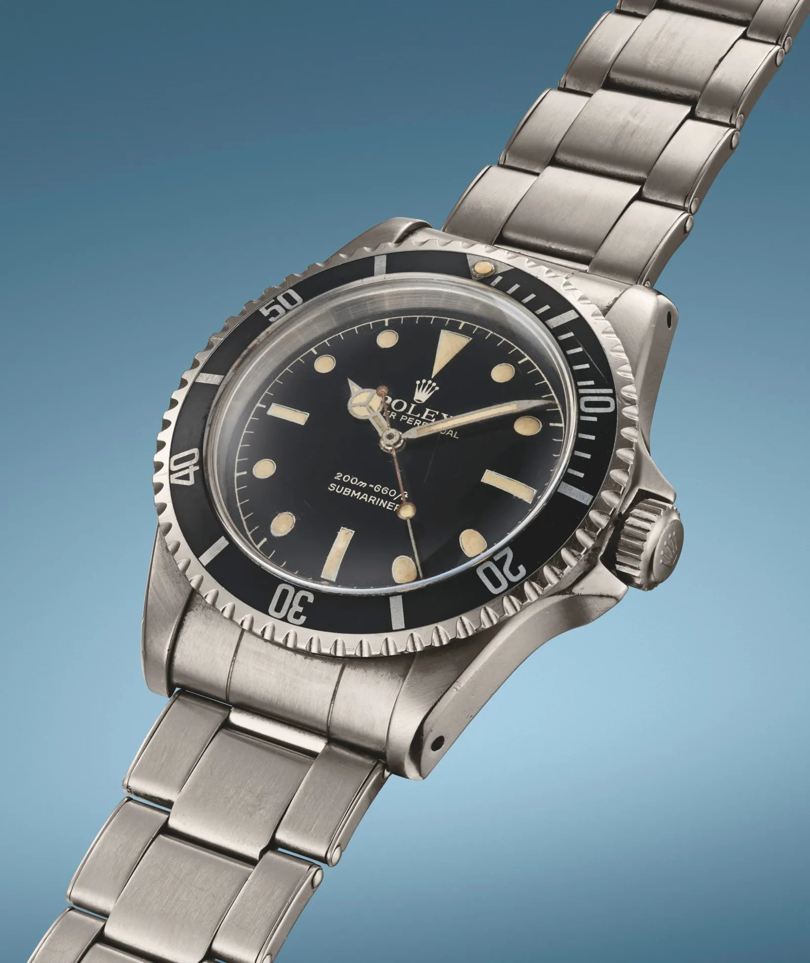 Rolex Submariner 5512 40mm Stainless steel Black lacquer 1