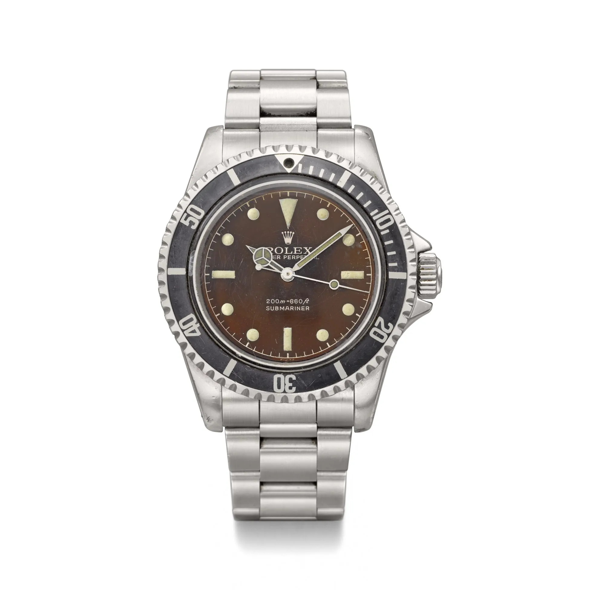 Rolex Submariner 5512 40mm Stainless steel Brown