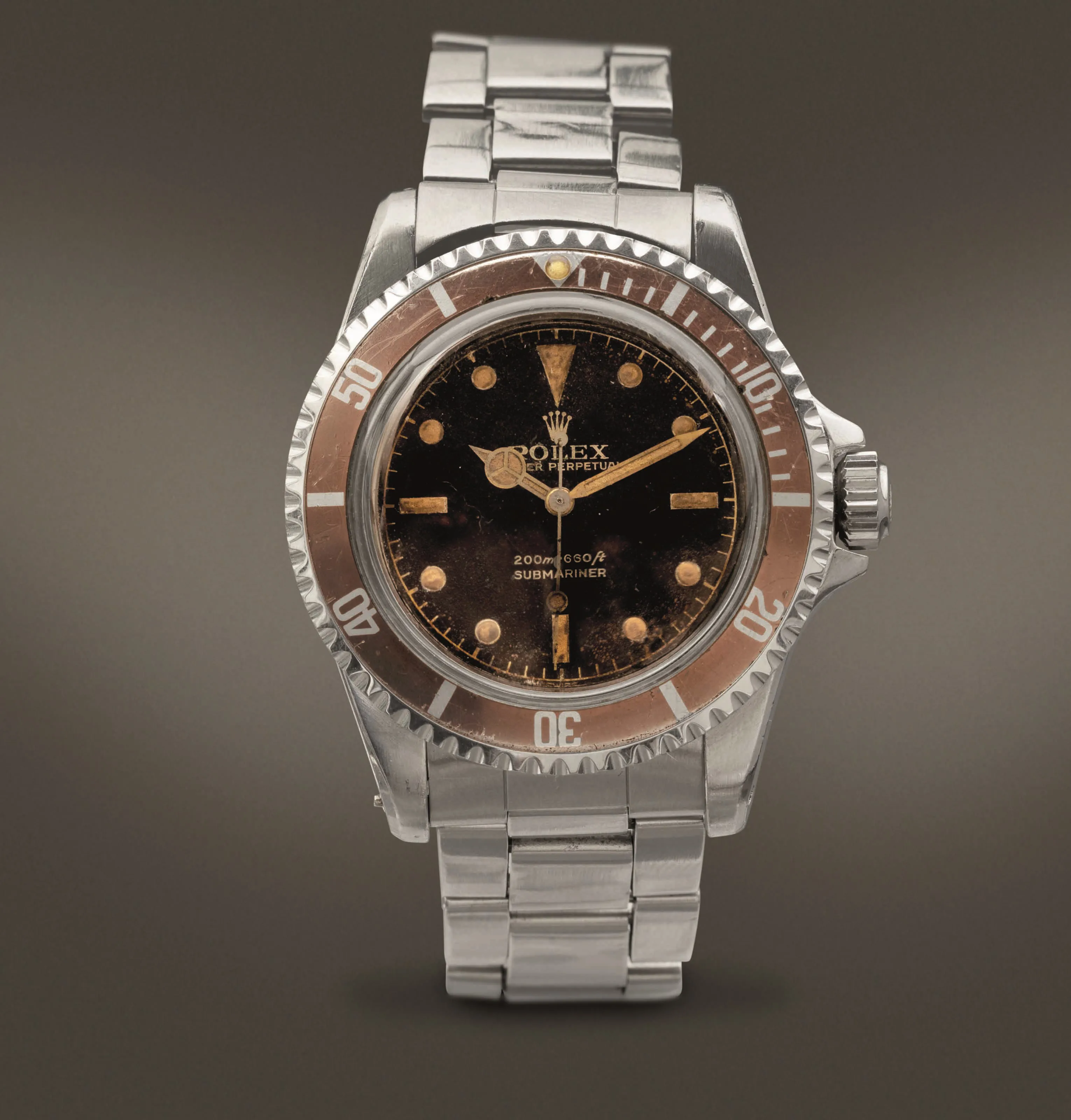 Rolex Submariner 5512 39mm Stainless steel Brown