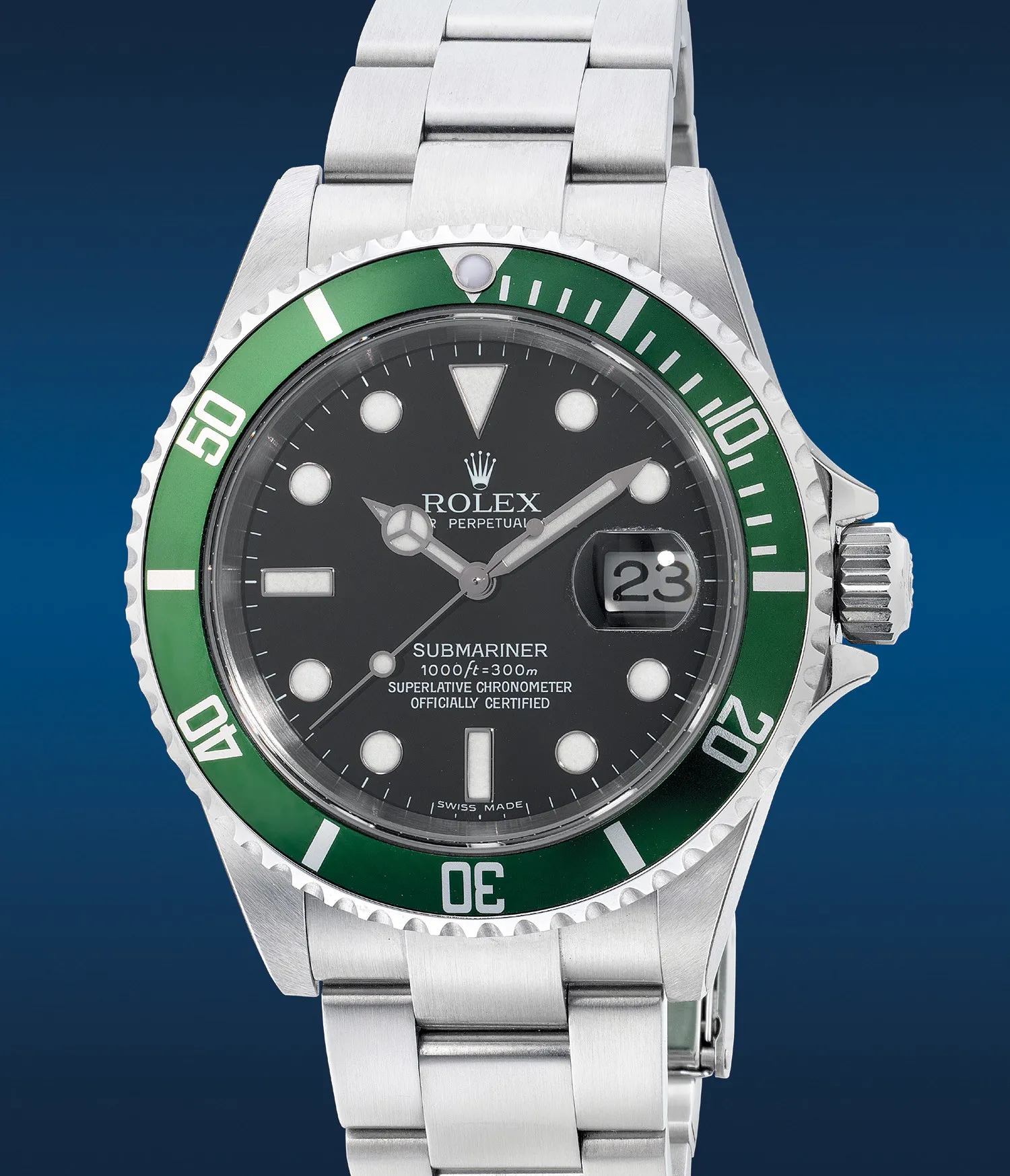 Rolex Submariner 16610LV 40mm Stainless steel Black