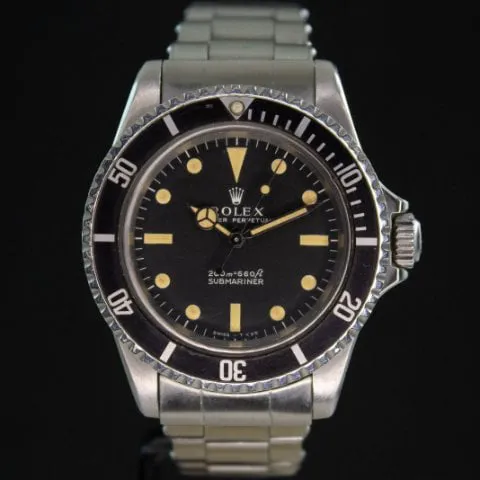 Rolex Submariner 5513 40mm Stainless steel Black