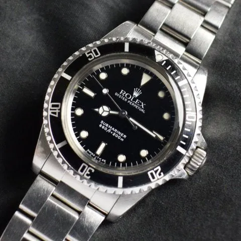 Rolex Submariner 5513 Stainless steel Black