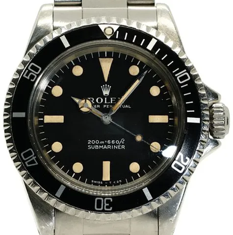 Rolex Submariner 5513 40mm Stainless steel Black