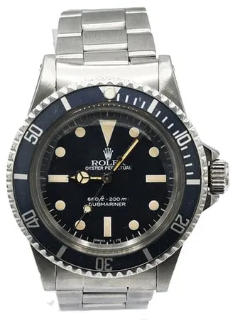 Rolex Submariner 5513 40mm Stainless steel Black