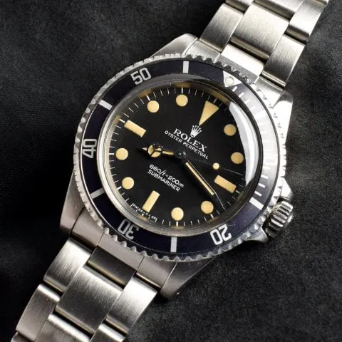 Rolex Submariner 5513 40mm Stainless steel Black