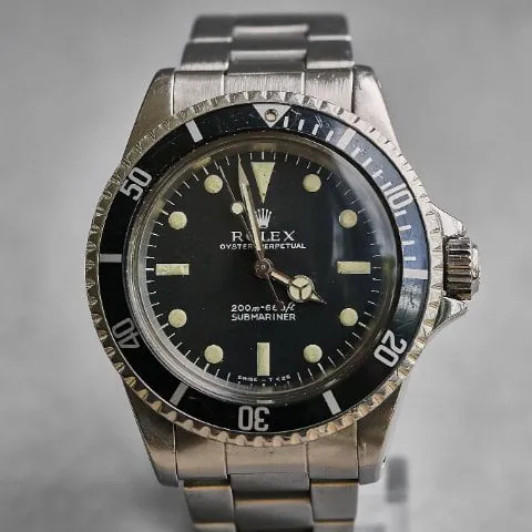 Rolex Submariner 5513 40mm Stainless steel Black