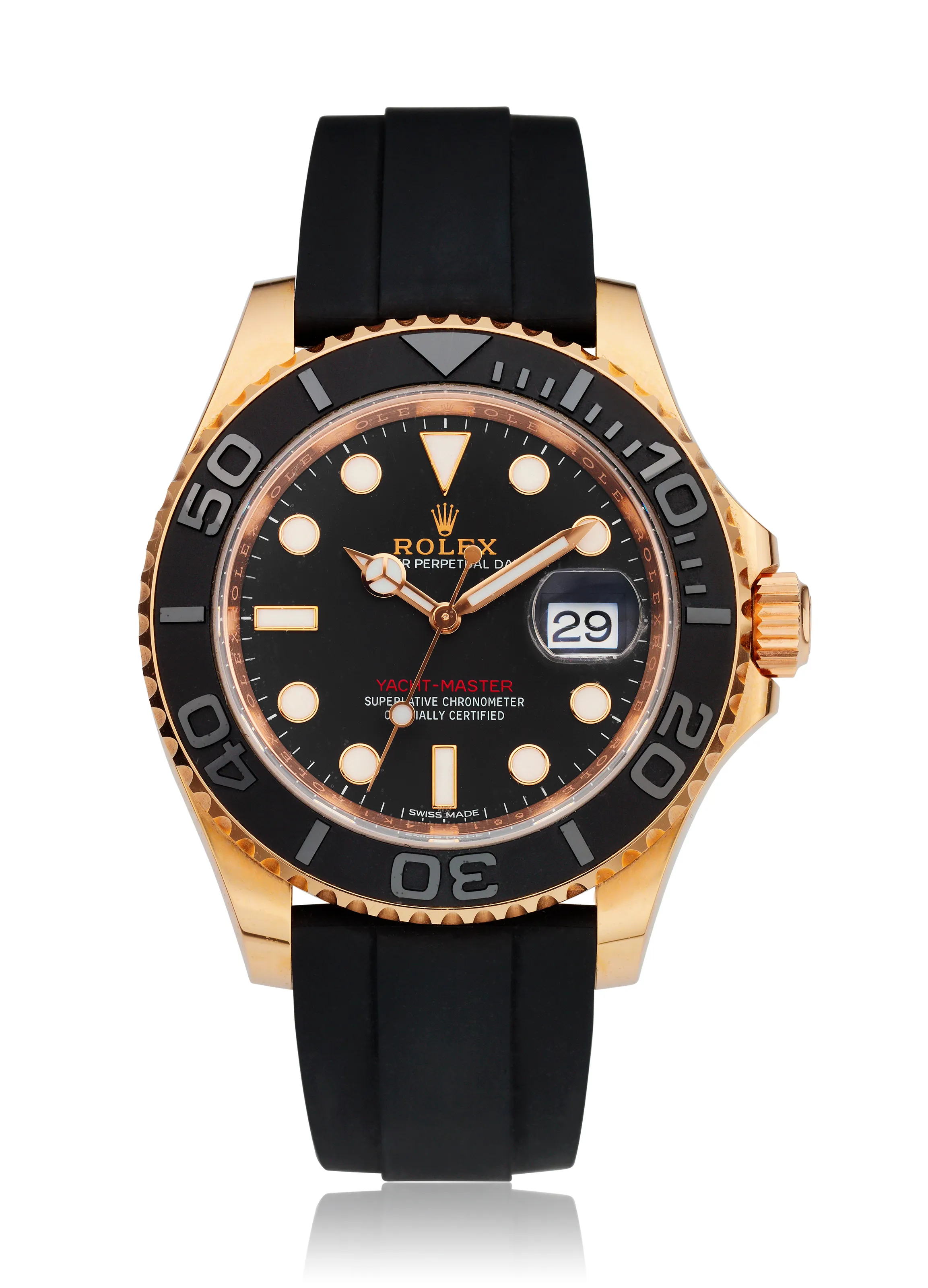 Rolex Yacht-Master 40 116655 40mm Rose gold Black