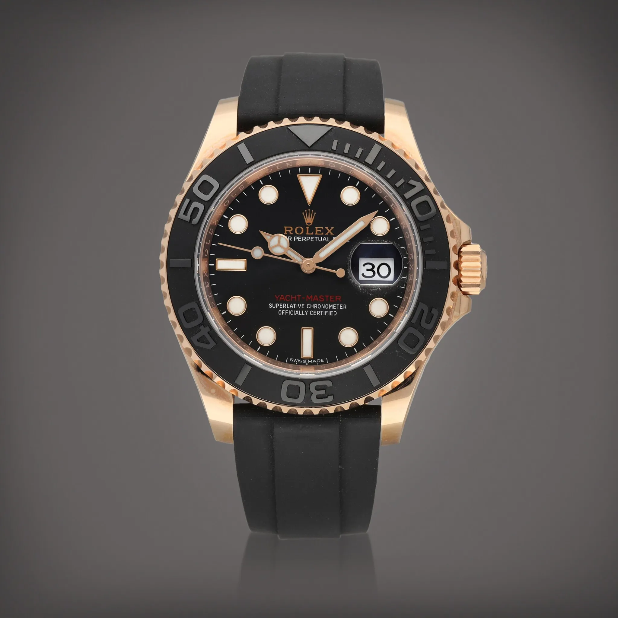 Rolex Yacht-Master 40 116655 40mm Rose gold Black