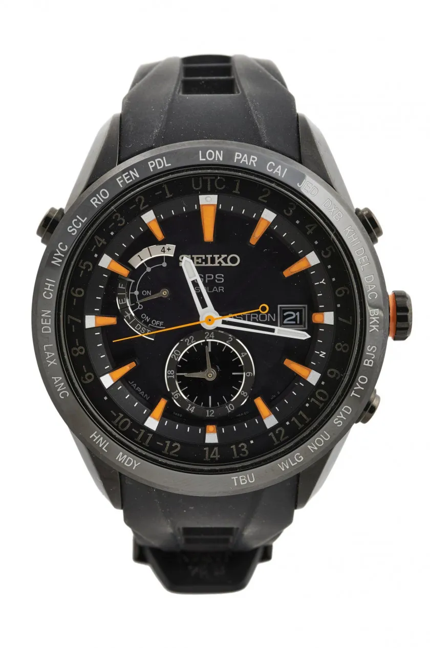 Seiko Astron 47mm Stainless steel Black