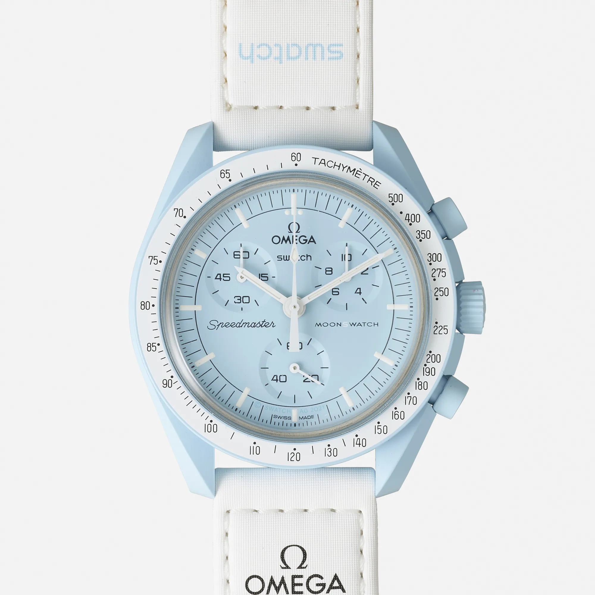 Swatch Moonswatch 42mm Bioceramic Light blue