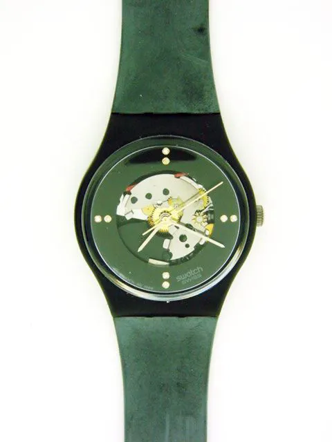 Swatch 34mm Plastic Green