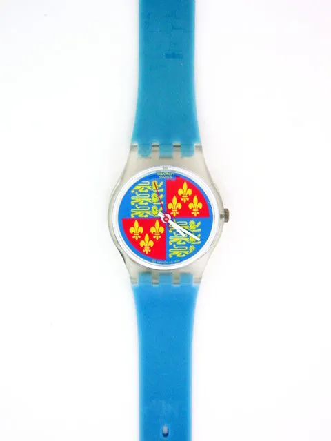 Swatch 34mm Plastic Blue