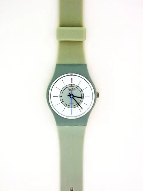 Swatch 34mm Plastic White