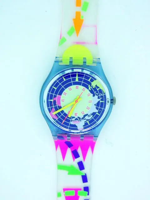 Swatch Plastic Blue