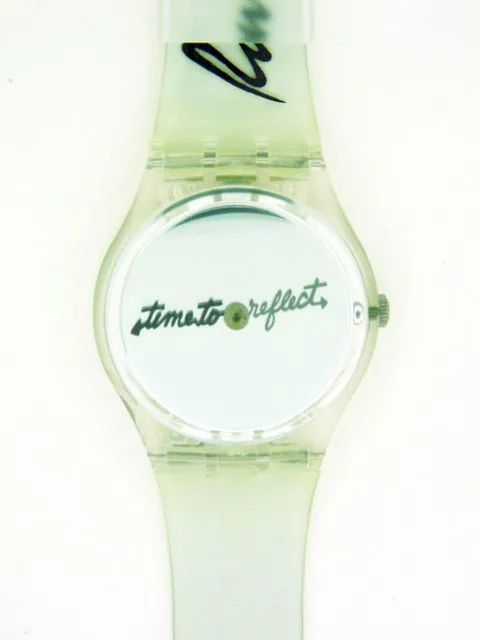 Swatch Plastic Silver