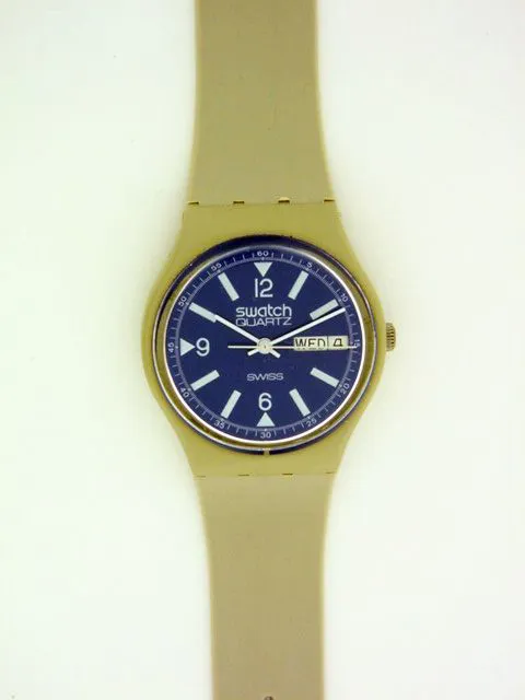 Swatch 34mm Plastic Blue