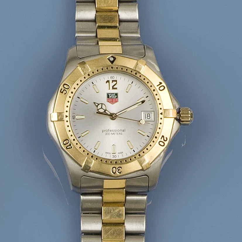 TAG Heuer Aquaracer Yellow gold and stainless steel Silver