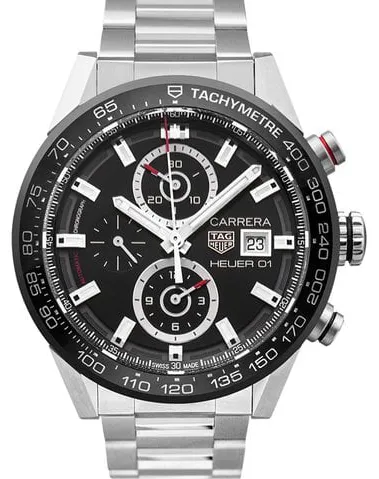 TAG Heuer Carrera CAR201Z.BA0714 43mm Steel Black