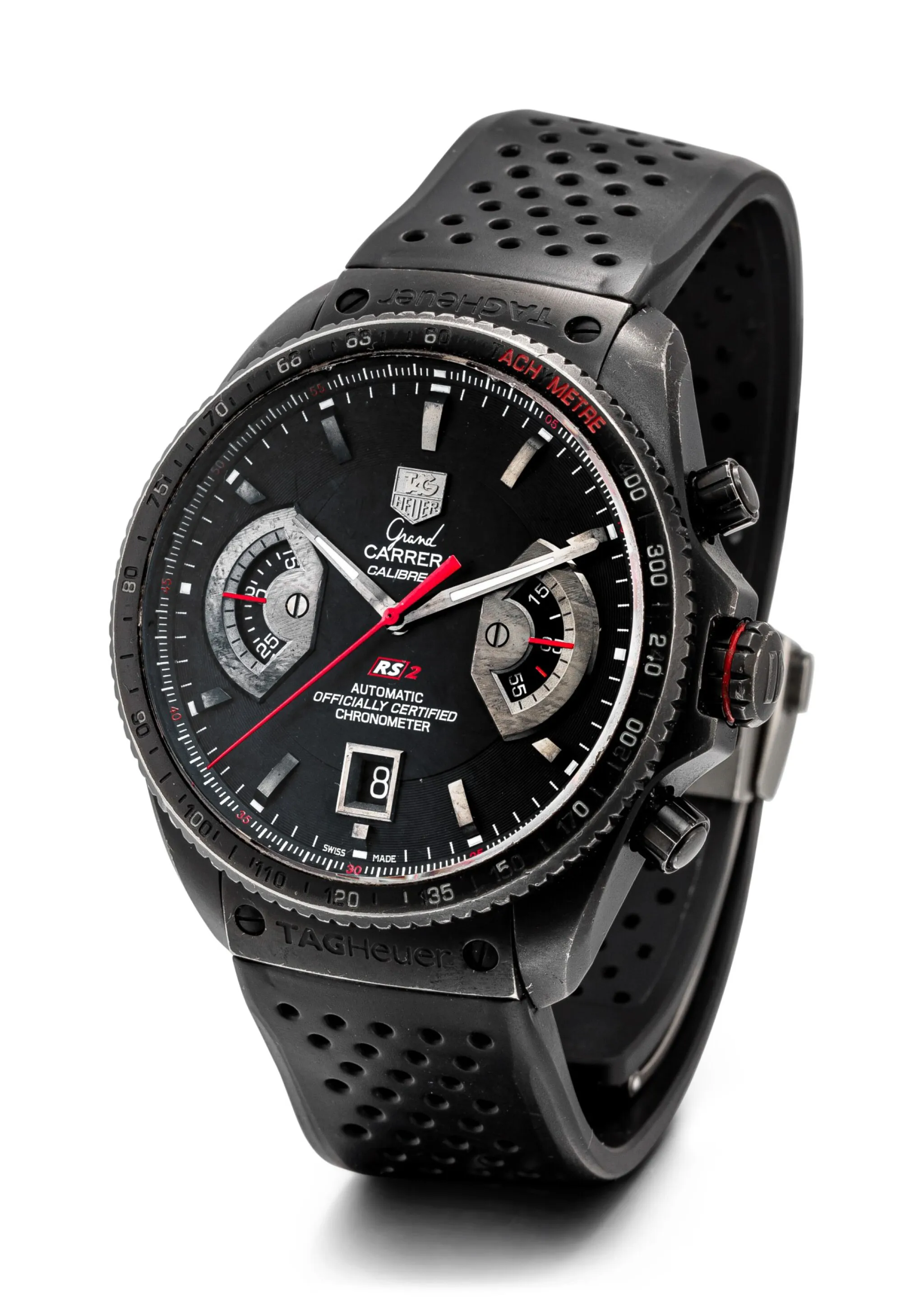 TAG Heuer Grand Carrera CAV518B 44mm Titanium Black 1