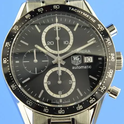 TAG Heuer Carrera CV2010 41mm Stainless steel Black