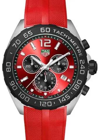 TAG Heuer Formula 1 CAZ101AN.FT8055 43mm Stainless steel Red