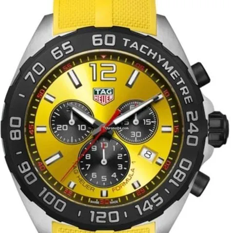 TAG Heuer Formula 1 CAZ101AM.FT8054 43mm Stainless steel Yellow