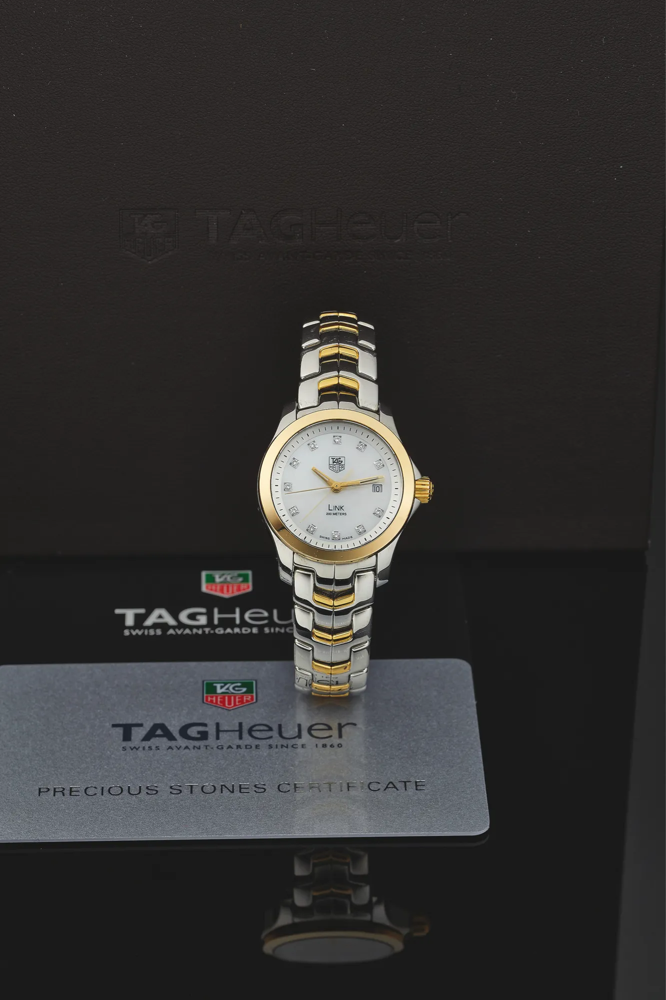 TAG Heuer Carrera WV1411 28mm Stainless steel Mother-of-pearl