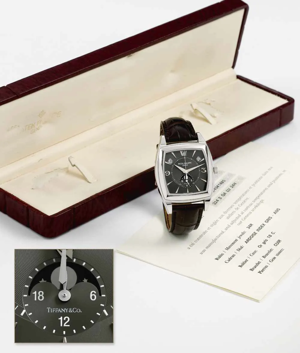 Patek Philippe Gondolo 5135G 38mm White gold Gray