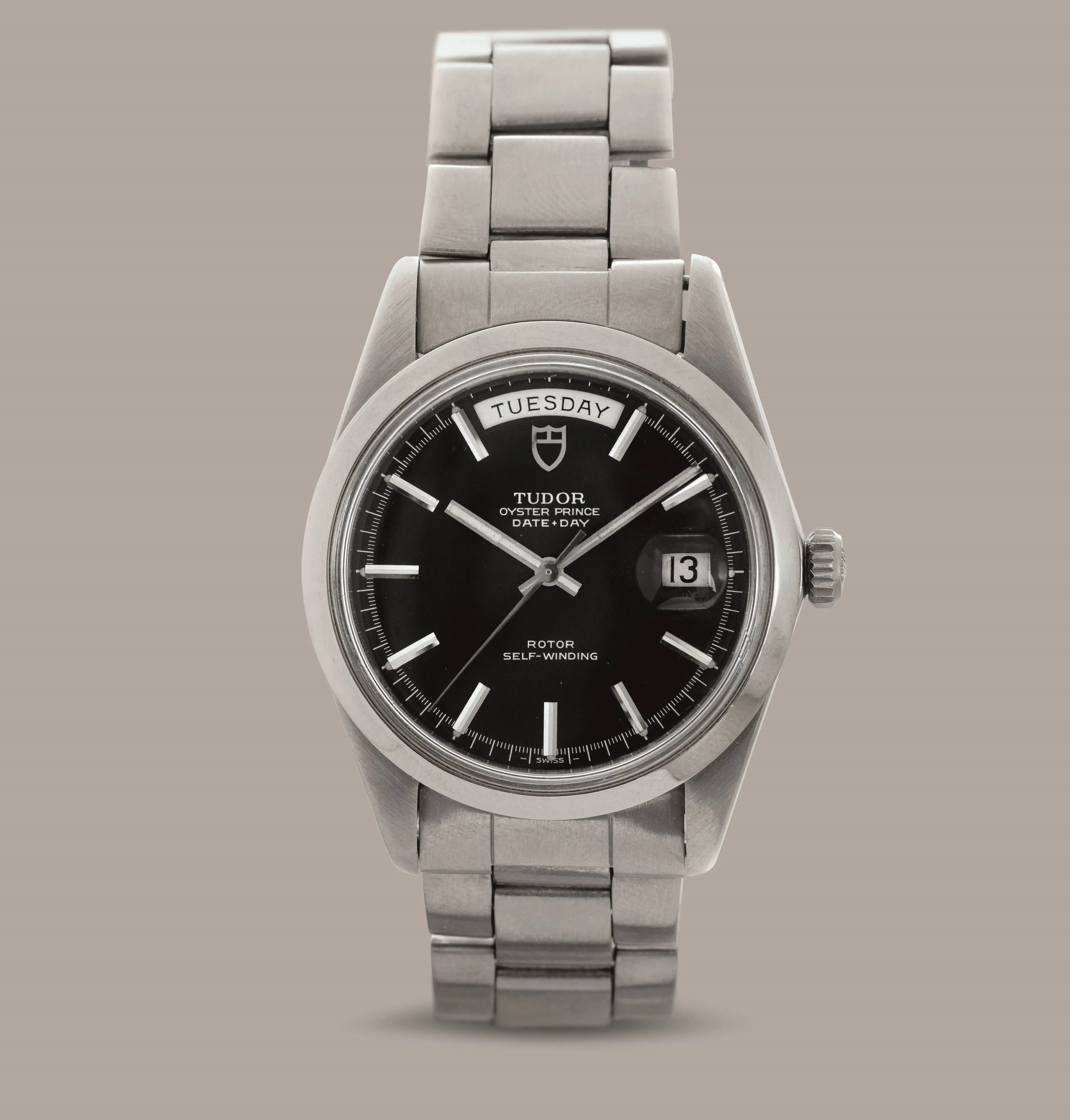 Tudor Prince 7017/0 38mm Stainless steel Black