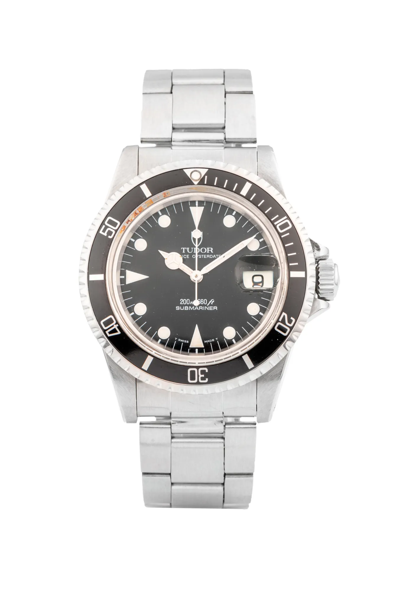 Tudor Submariner 76100 40mm Stainless steel Black