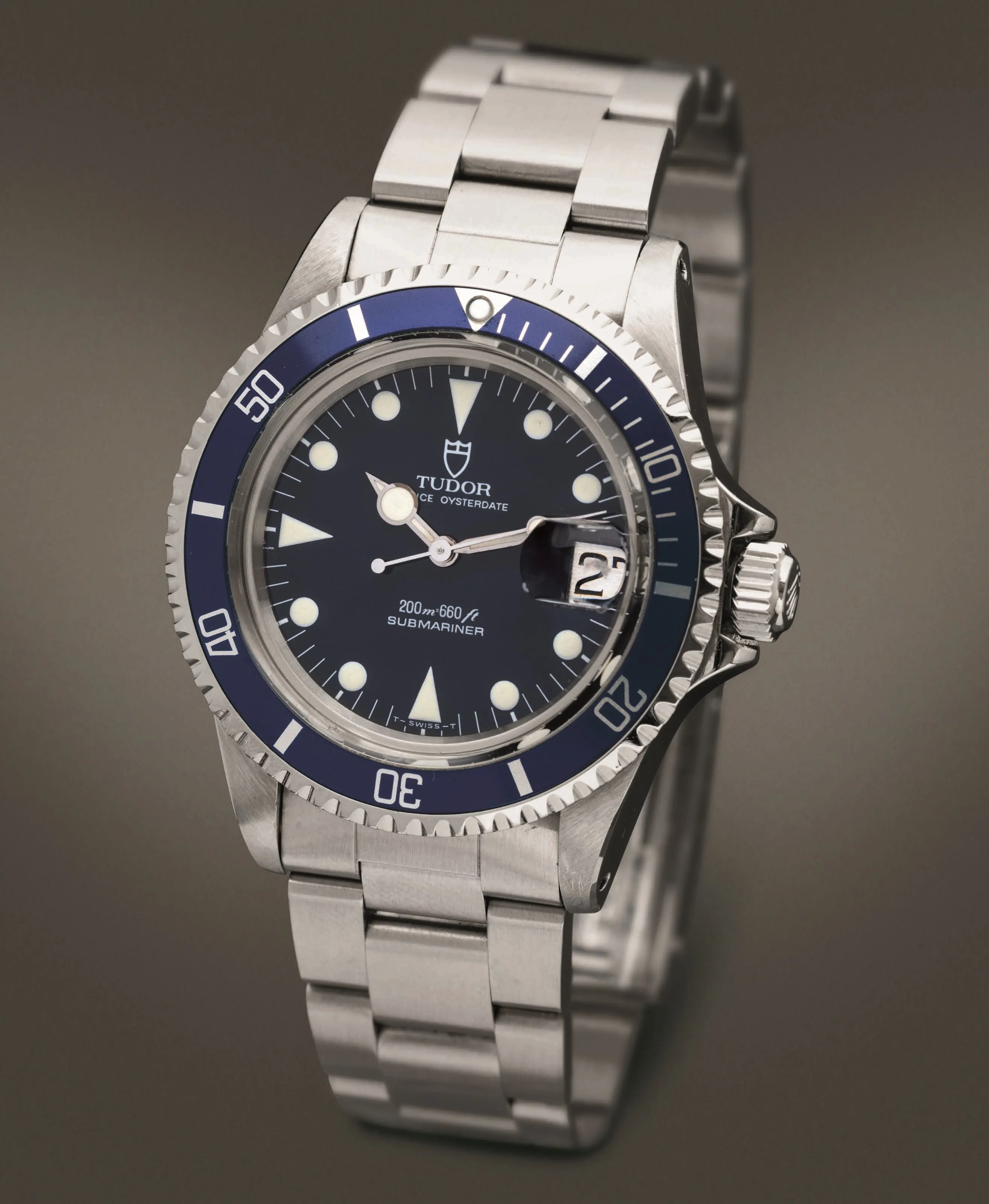 Tudor Submariner 76100 39mm Stainless steel Blue