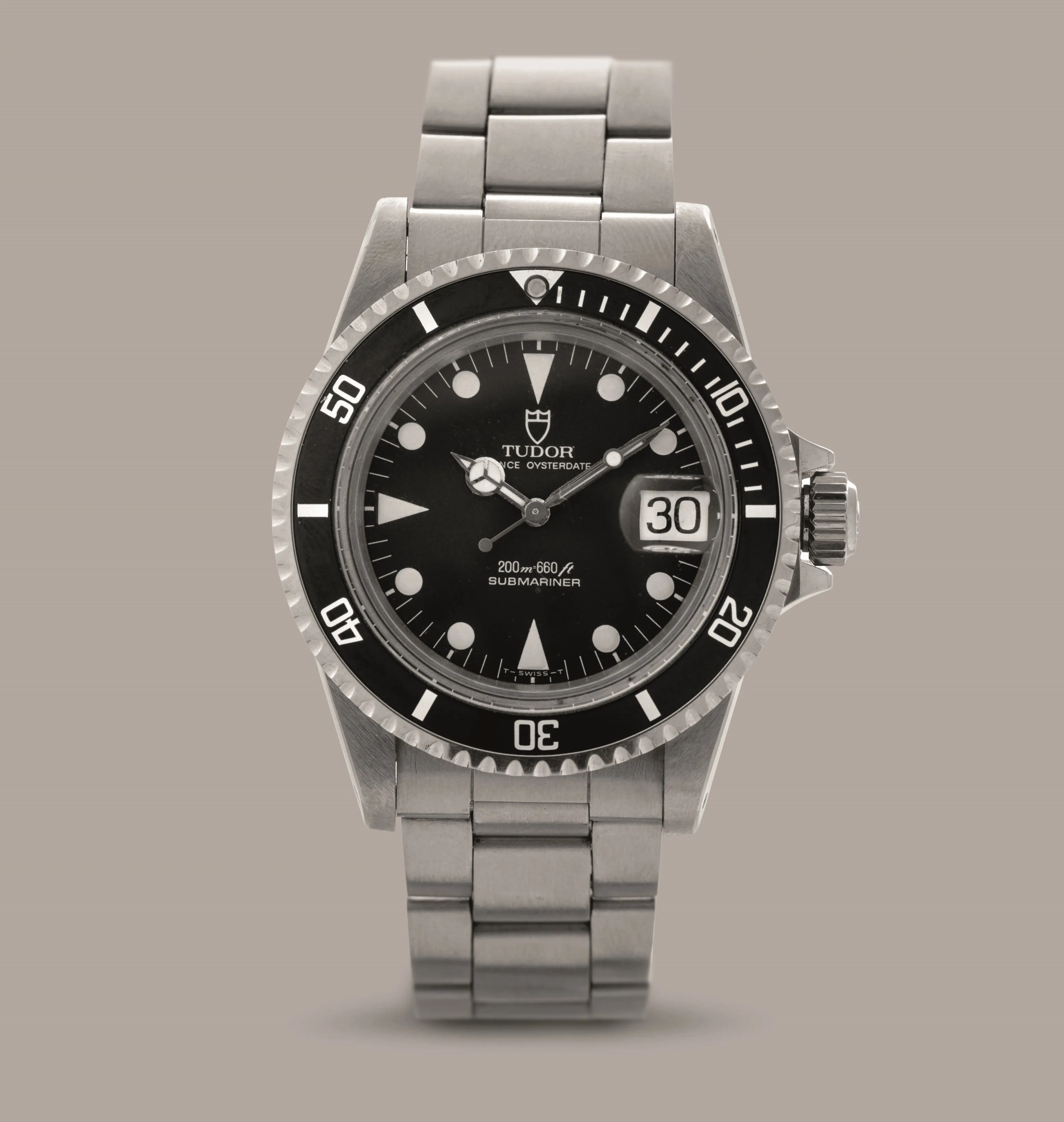 Tudor Submariner 79090 40mm Stainless steel Black