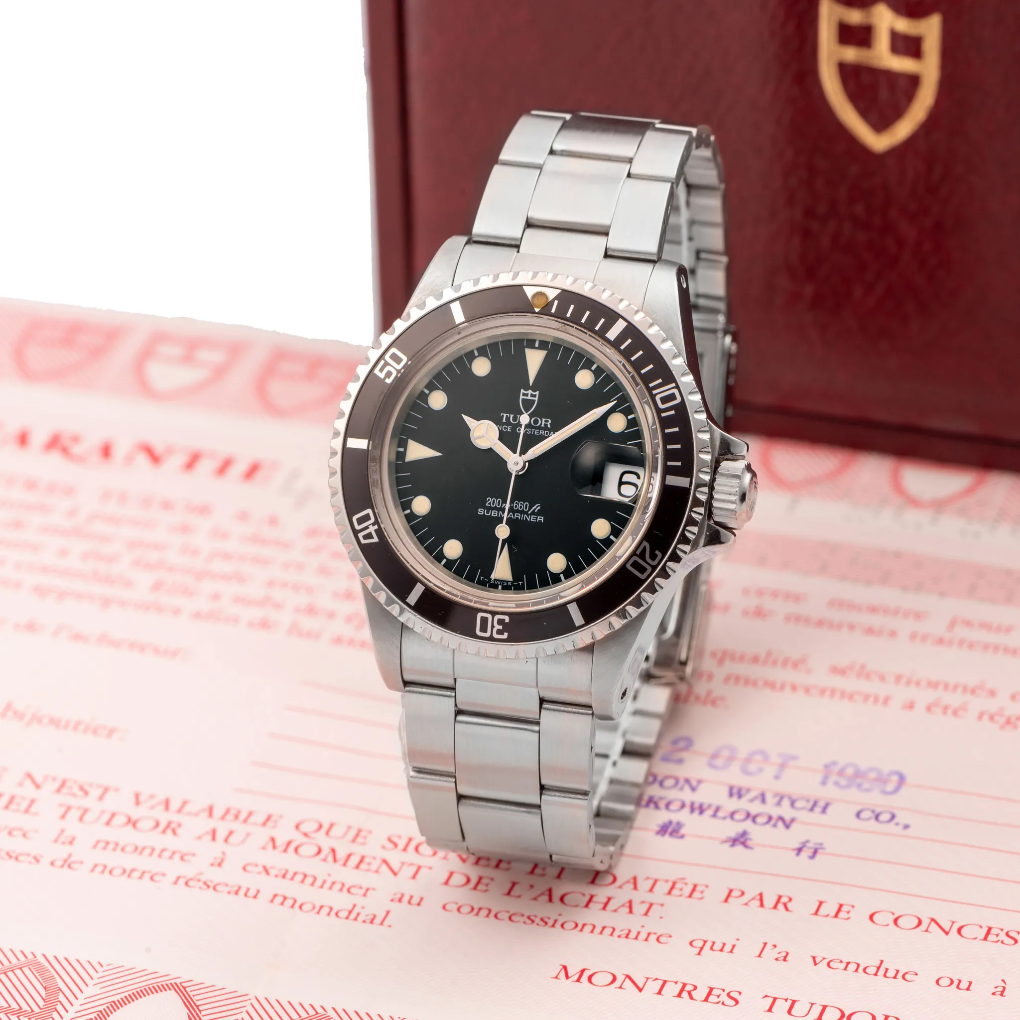 Tudor Prince Oysterdate Submariner 79090 39mm Stainless steel Black