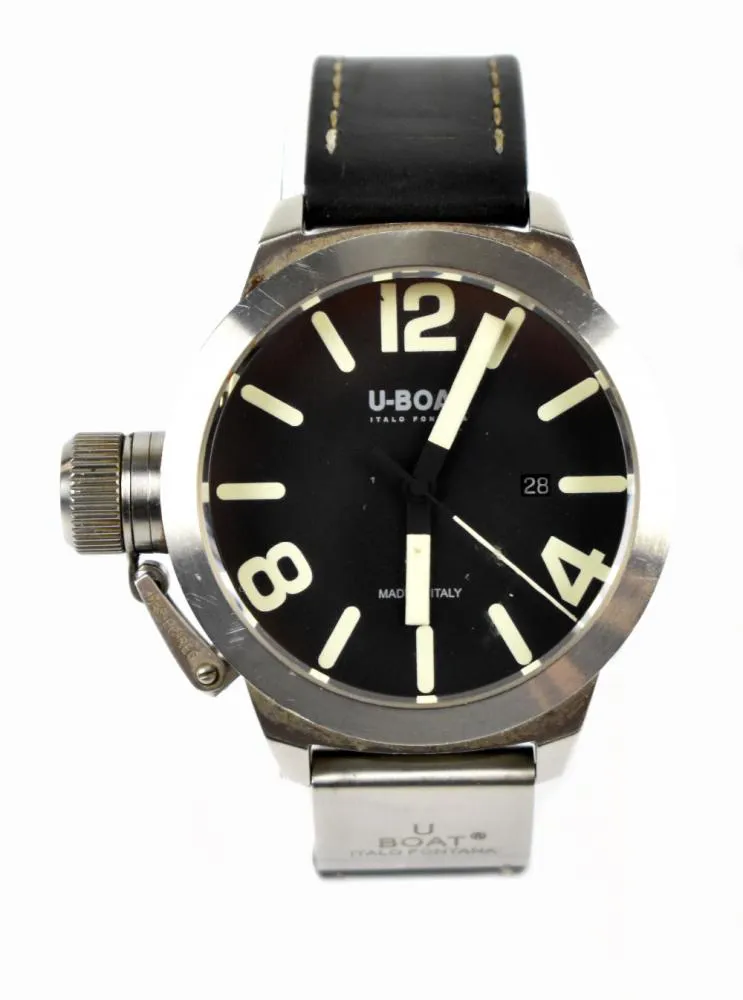 U-Boat 45mm Stainless steel Balck