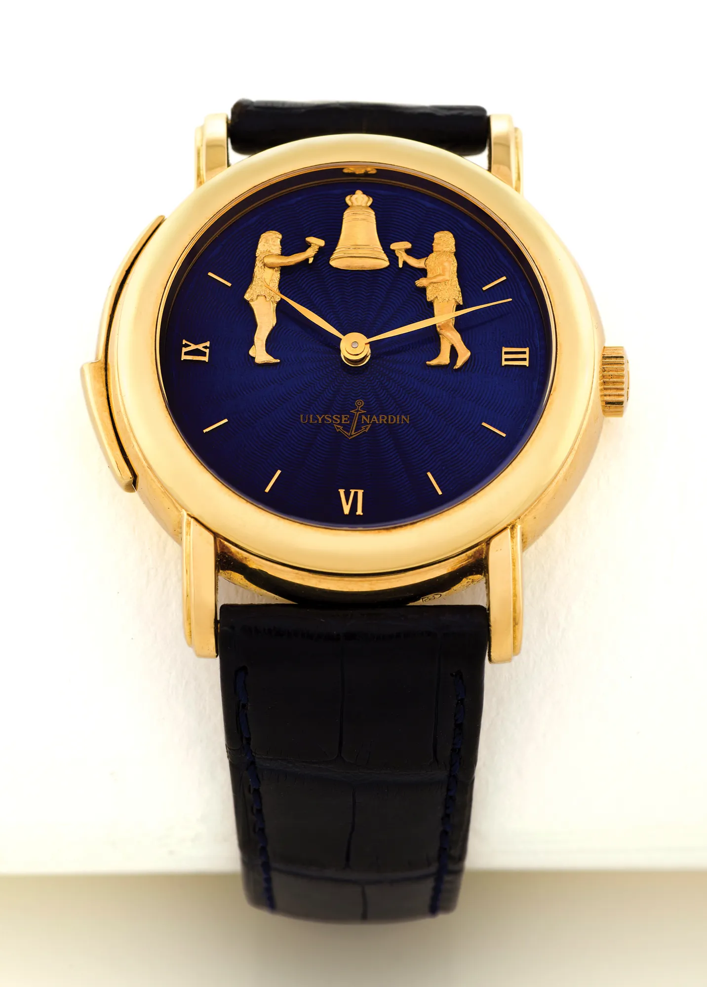 Ulysse Nardin 701-22 38mm Yellow gold Blue