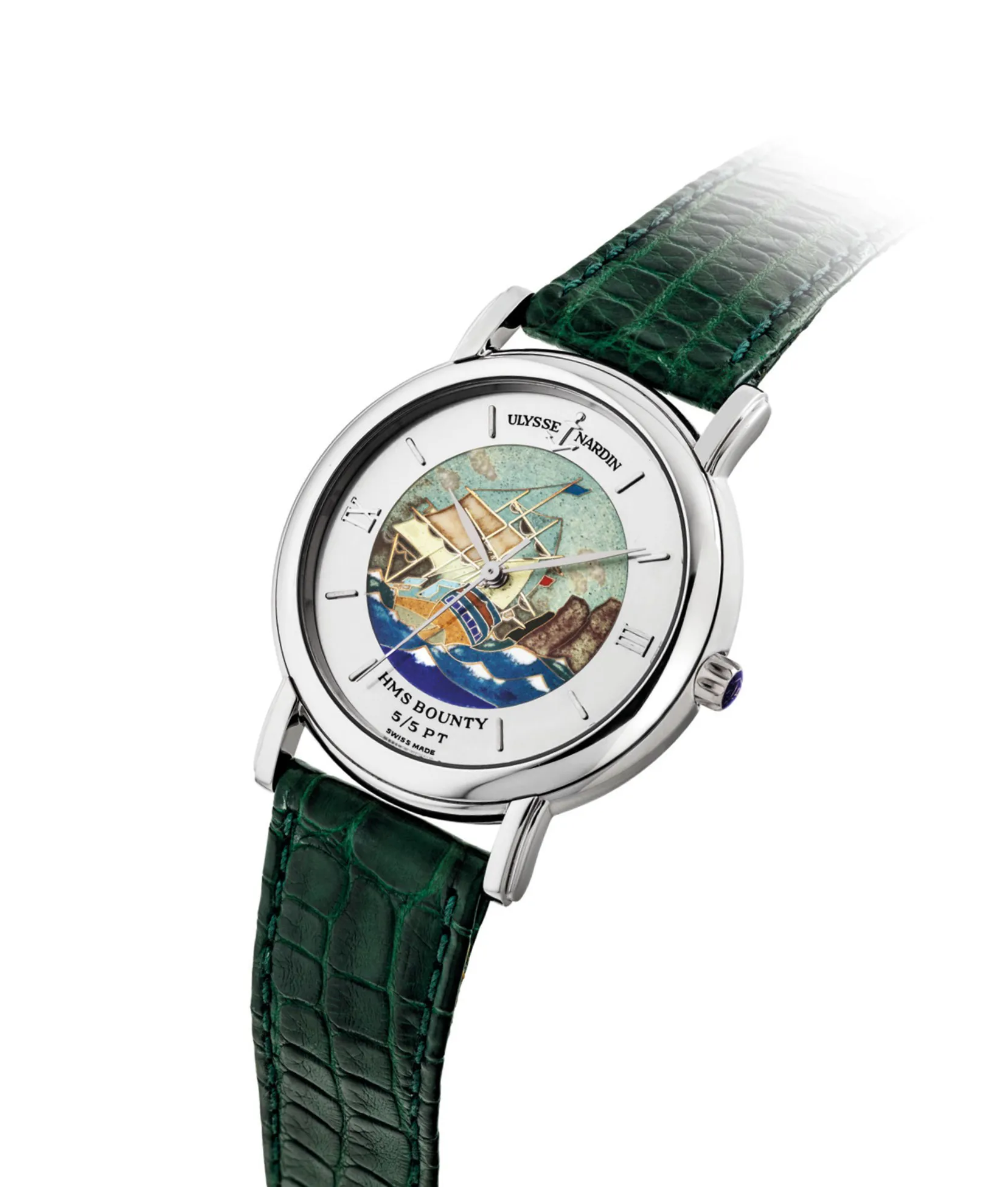 Ulysse Nardin San Marco 139-70-9 37mm Platinum Cloisonné enamel