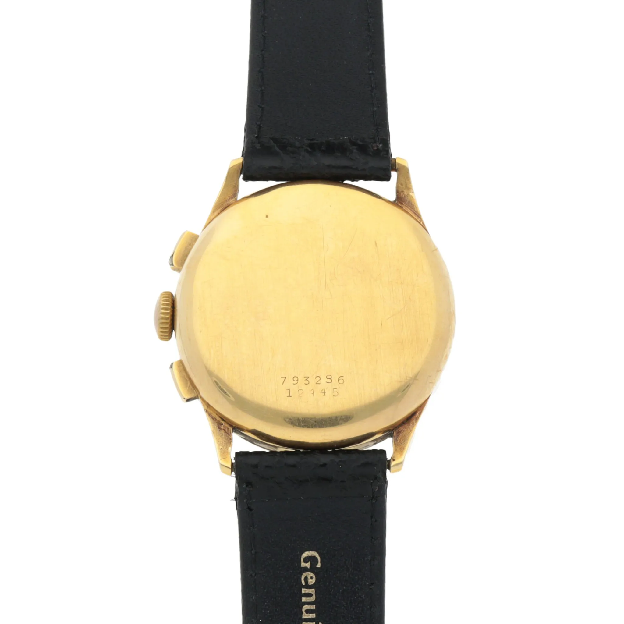 Universal Genève Compax 12445 34.5mm Yellow gold Silver 3