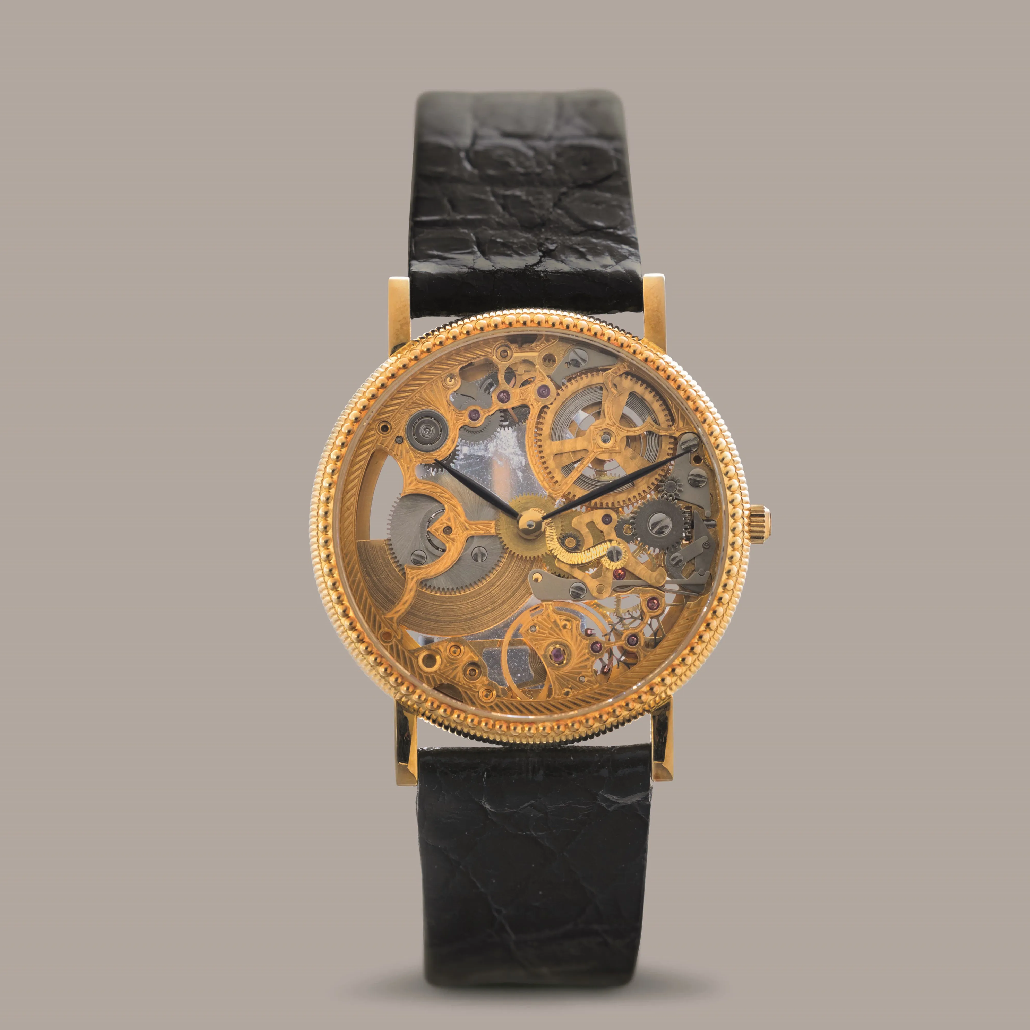 Universal Genève Squelette 151.11.662 32.5mm Yellow gold Skeletonized