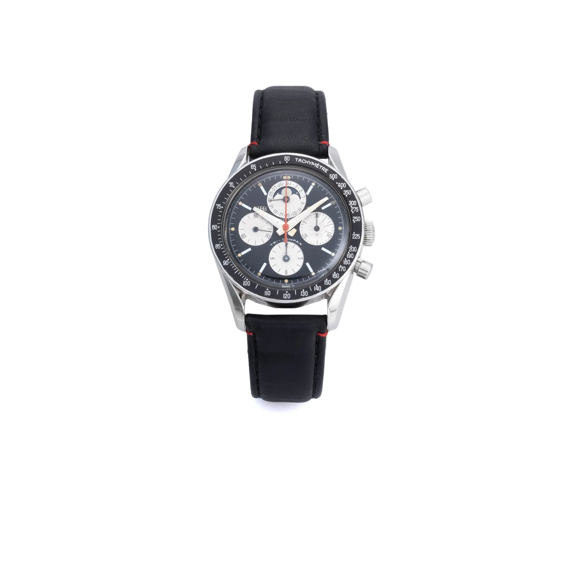 Universal Genève Compax 881101/02 36.5mm Stainless steel Black