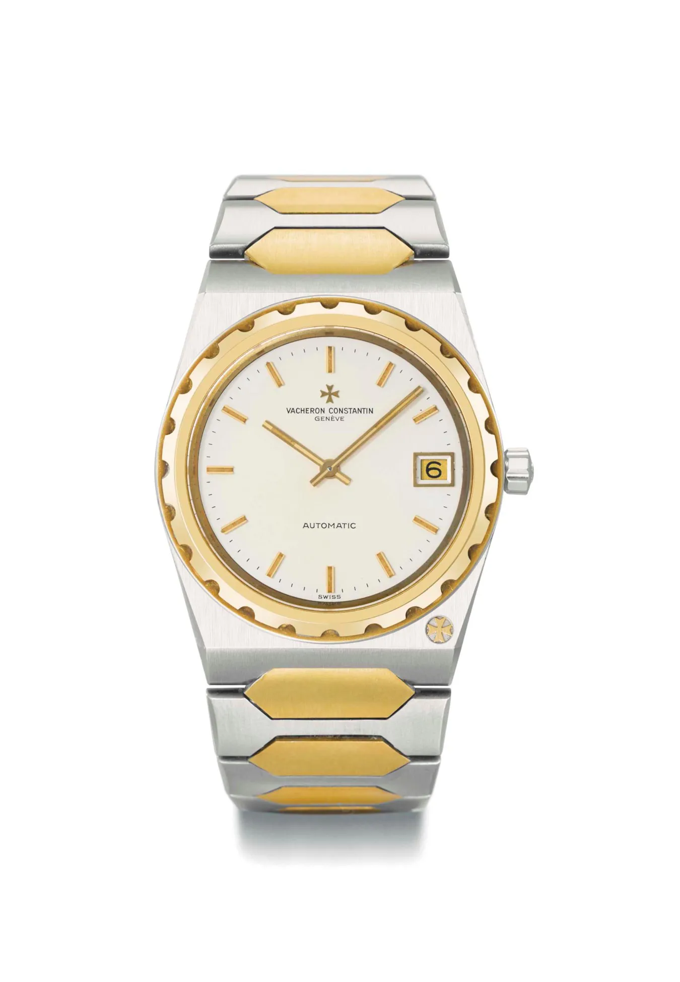 Vacheron Constantin 222 44018 37mm Yellow gold and Stainless steel White