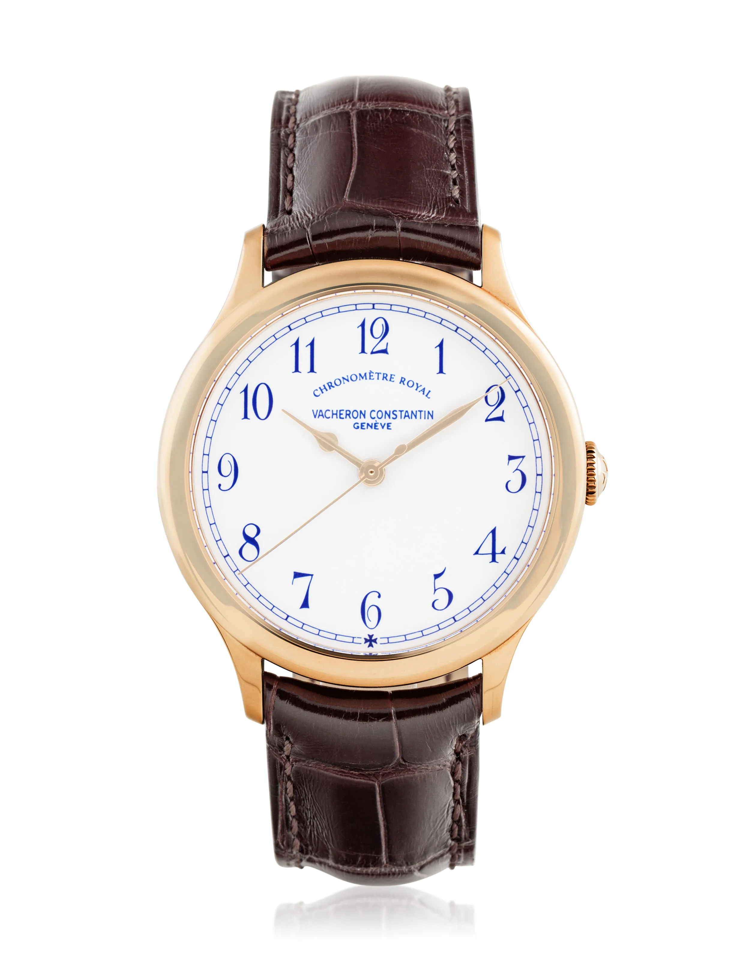 Vacheron Constantin Historiques 86122 39mm Rose gold White enamel