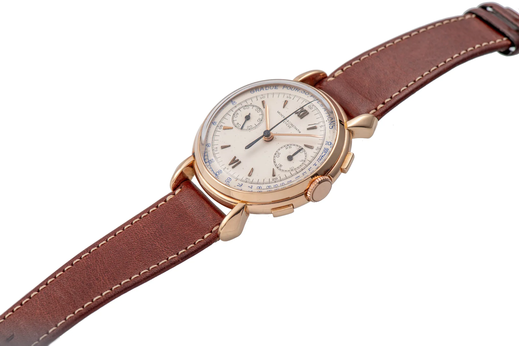 Vacheron Constantin Chronograph 4178 36mm Rose gold Silver